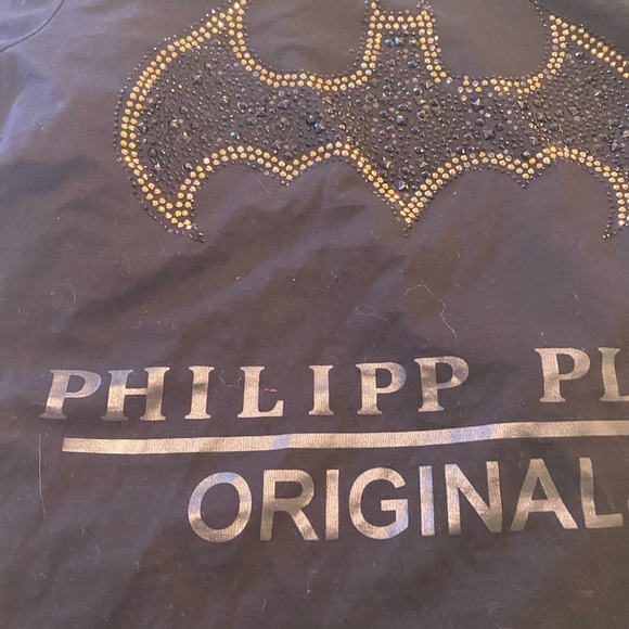 Unisex philipp plein flying bat rhinestone tshirt - Picture 9 of 15